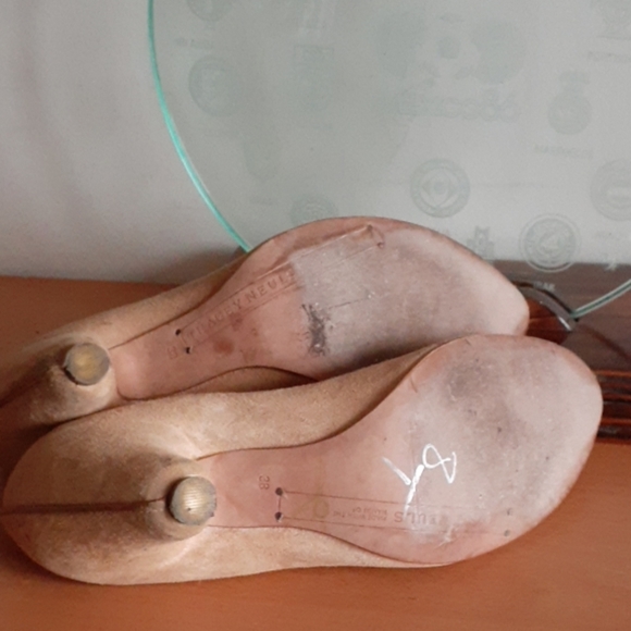Tracey Neuls Handmade Suede May Jane Heels 38 - Picture 6 of 8